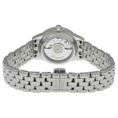 Pre-owned Longines Flagship Diamond Automatic Black Dial Ladies Watch L42744576