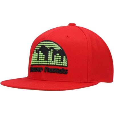Mitchell & Ness Denver Nuggets Reverse Grinch Men s Snapback Adjustable Hat Cap