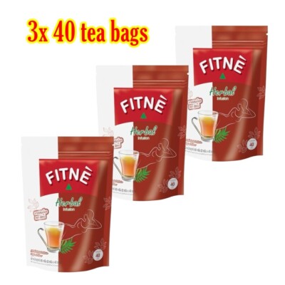 3x40 Bags Fitne Slimming Diet Weight Loss Detox Laxative Fitness Herbal Tea Fast