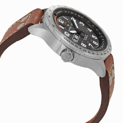 Pre-owned Hamilton Khaki Aviation X-wind Lefty Automatic Black Dial Men's Watch H77755533
