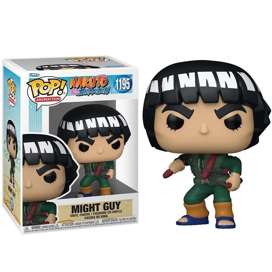FUNKO POP ! NARUTO SHIPPUDEN BORUTO - MIGHT GUY (1195) NUNCHAKU ANIME NINJA