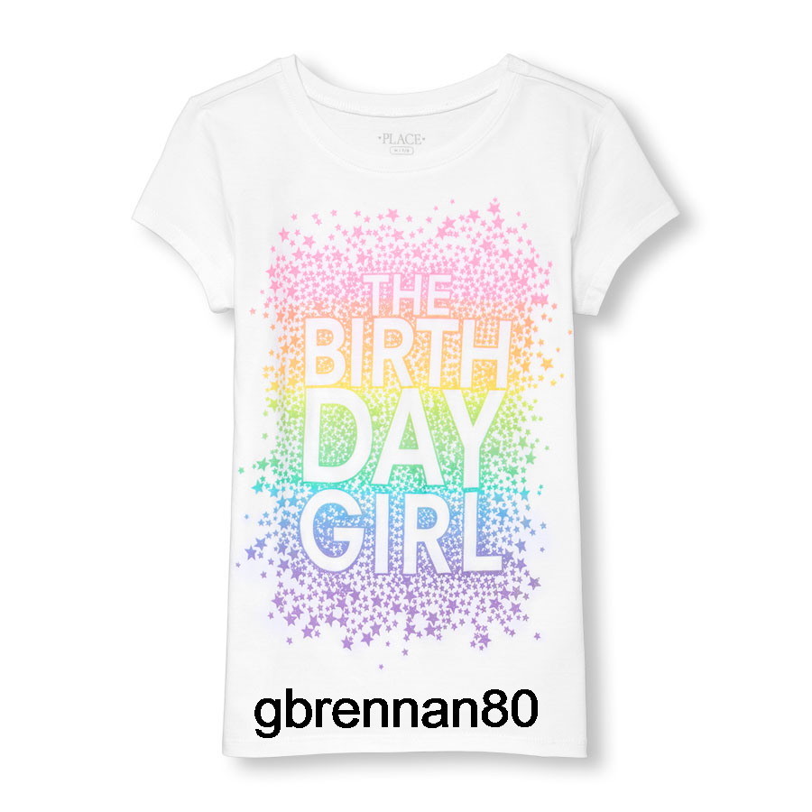 ~NEW~ 6th BIRTHDAY 6 Years Girls Happy PRINCESS Shirts 5-6 S 7-8 M Gift! CUTE