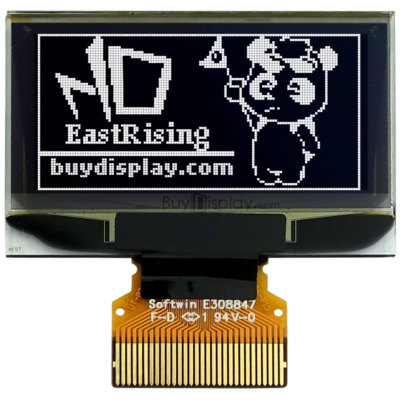 Serial SPI I2C 1.3'' inch White 128x64 OLED Module Display  w/Connector FPC,Tutor