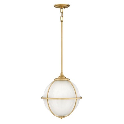 Hinkley Lighting Odeon 3 Light Pendant, Satin Brass - 4744SA