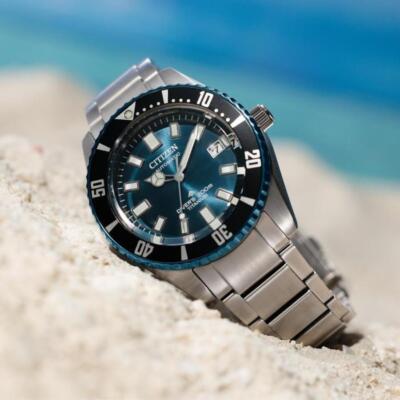 Pre-owned Citizen Promaster Marine Nb6026-56l Watch 35th Anniversary Limited Mechanical