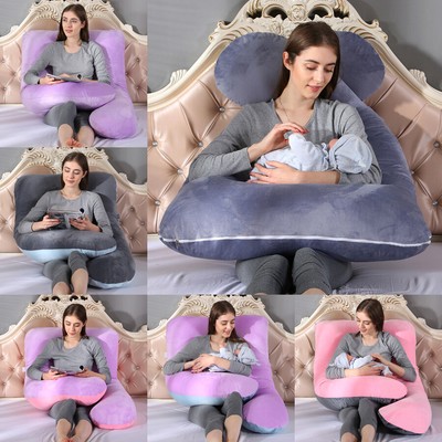 Ladies Belly Contoured Body U-Shaped Pregnancy Pillow Full Body Pillow Pregnant