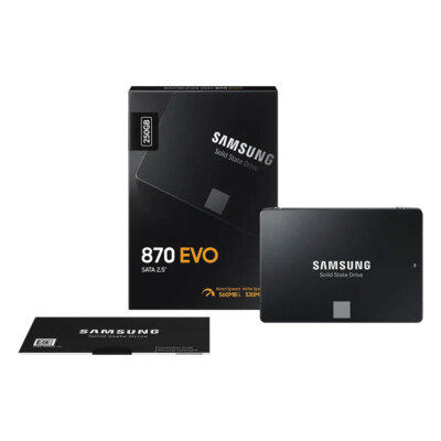 SAMSUNG 870 EVO SATA SSD 250GB 2.5 Internal Solid State Drive Upgrade PC Laptop