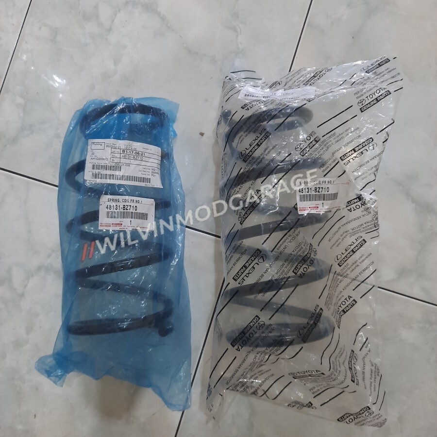 2pcs Genuine Front Coil Springs 2016-2018 Toyota Avanza 48131-BZ710 OEM Part