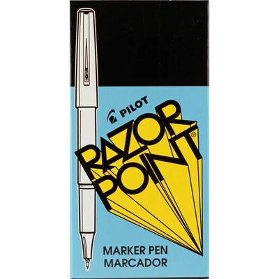Pilot Razor Point Porous Point Pen - Extra Fine Pen Point Type - 0.5 Mm Pen