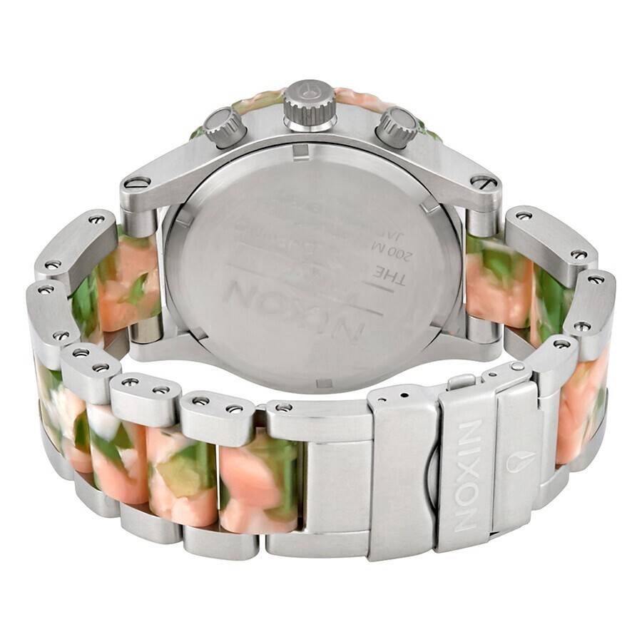 Pre-owned Nixon Condition  42-20 Chrono Mint Julep Quartz Steel Watch A0371539