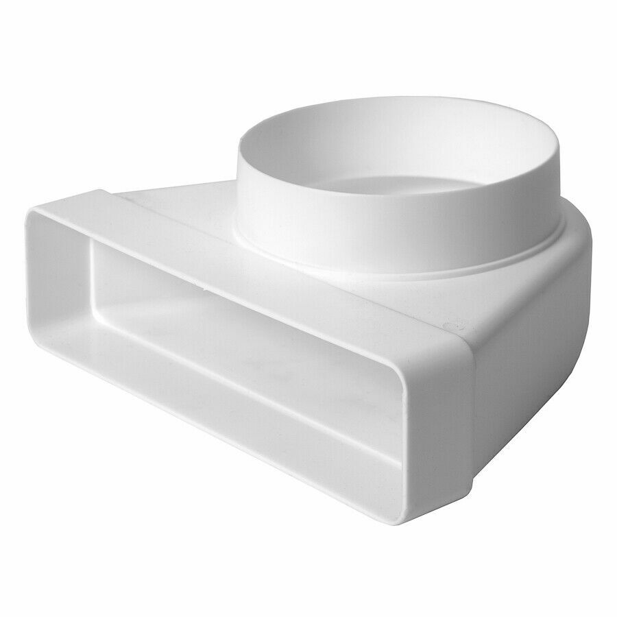 Rectangular Channel Elbow 220mm х 55mm Duct Pipe Transformer Connector