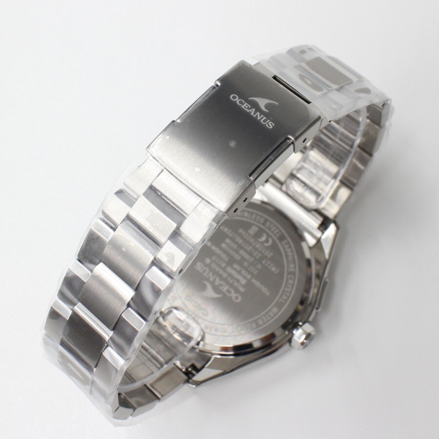 Pre-owned Casio Oceanus Ocw-t200s-1ajf Classic Line Bluetooth Solar Radio In Box