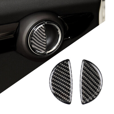 Carbon Fiber Car Door Handle Cover Trim Fit For Mini Cooper R55 R56 R60 R61 F55