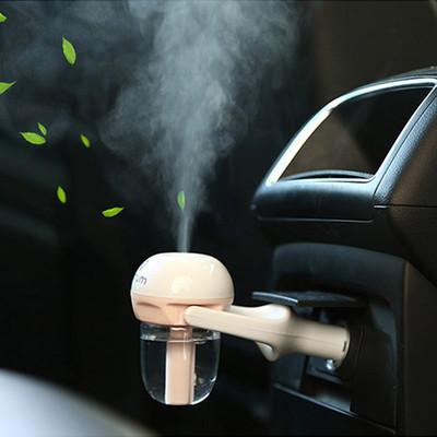 US Car Air Humidifier Diffuser Essential Oil Ultrasonic Aroma Mist Purifier