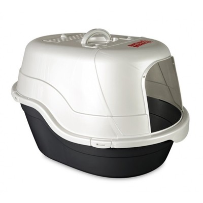 Nature’s Miracle Hooded Flip-Top Litter Box, With Odor Control Charcoal Filter
