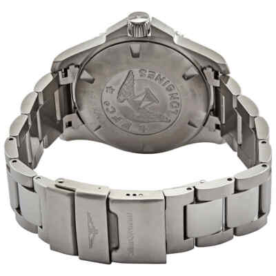 Pre-owned Longines Hydroconquest Automatic Grey Ceramic Bezel Men's 43 Mm Watch L37824766