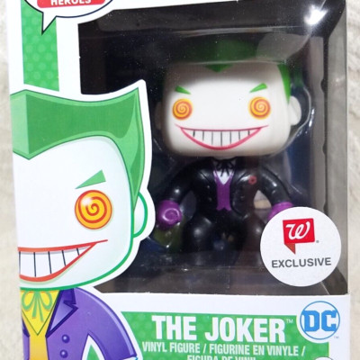 FUNKO POP! THE JOKER (BLACK SUIT) DC SUPER HEROES #06 WALGREENS EXCLUSIVE