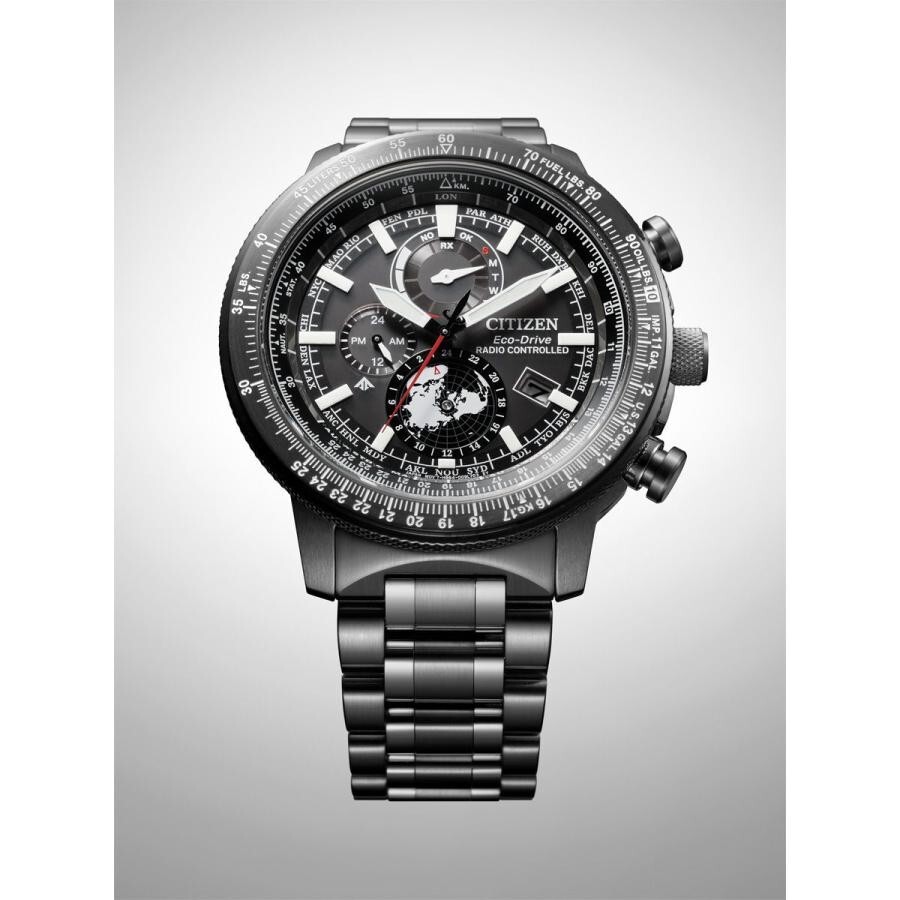 Pre-owned Citizen Promaster Sky Eco Drive Direct Flight Watch Men's By3005-56g