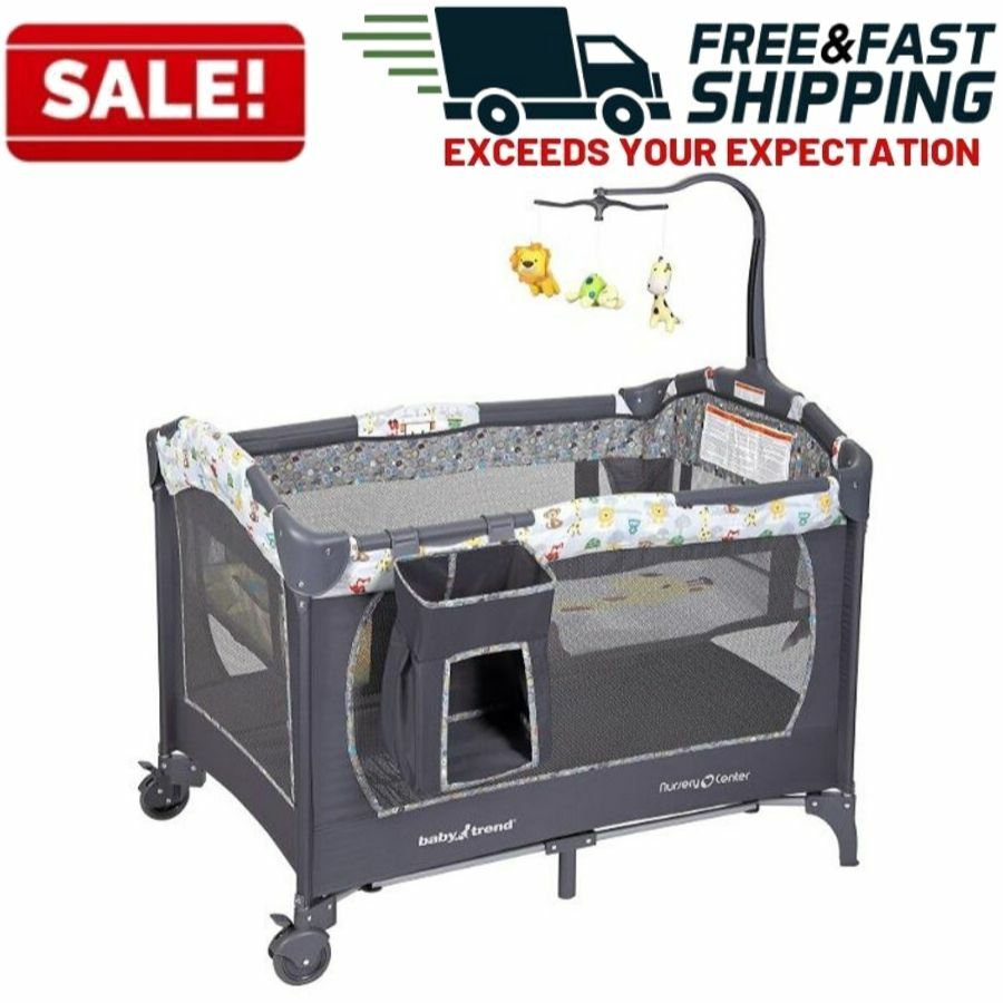 Baby Bassinet Crib Infant Sleeper Cradle Playpen Nursery