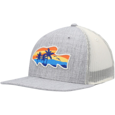 Local Crowns Fish Collection Island Views Adjustable Trucker Snapback Hat OSFM