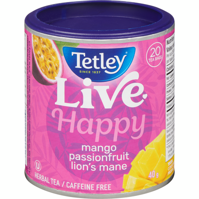 Live Happy Mango Passionfruit Lion's Mane