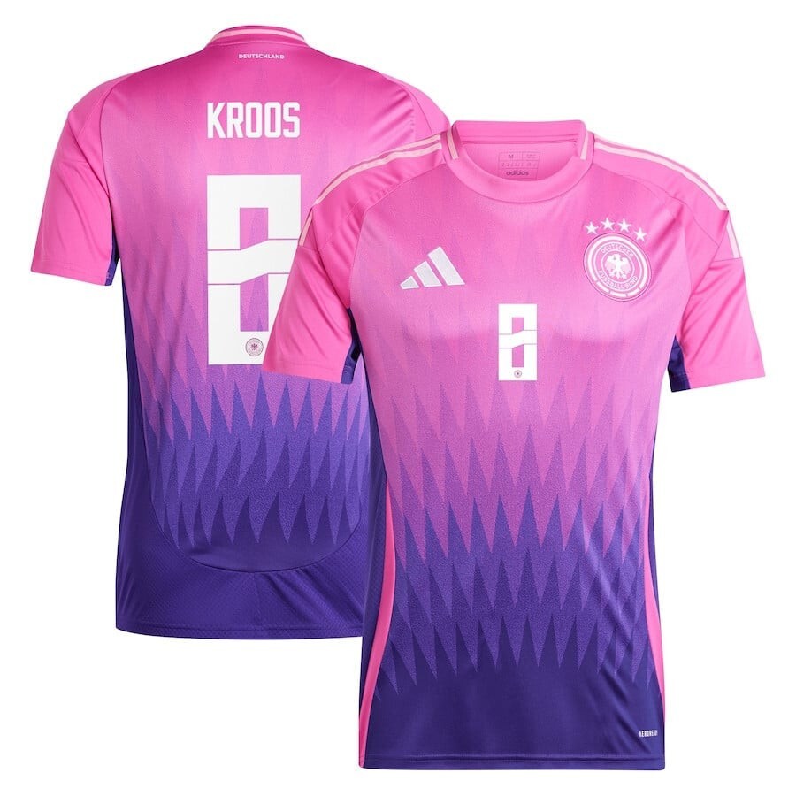 GERMANY AWAY 24/25 -Football Soccer - Pink - KROOS # 8