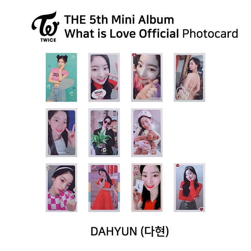 Twice 5th Mini Album What Is Love Official Photocard Dahyun Kpop K Pop Polybull Com