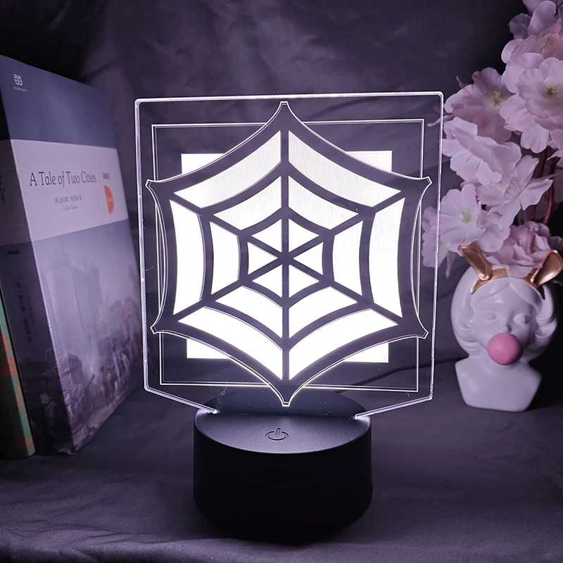 Rainbow Six Siege Decoration 3D Night Light Jager Operator Logo Lighting Lamp wi
