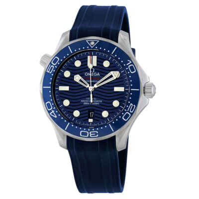 Мужские часы Omega Seamaster с автоматическим синим циферблатом 210.32.42.20.03.001