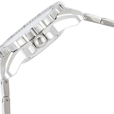 Pre-owned Seiko Men's Srp599j1 Analog Watch Automatic Stainless Steel Black Dial 44mm