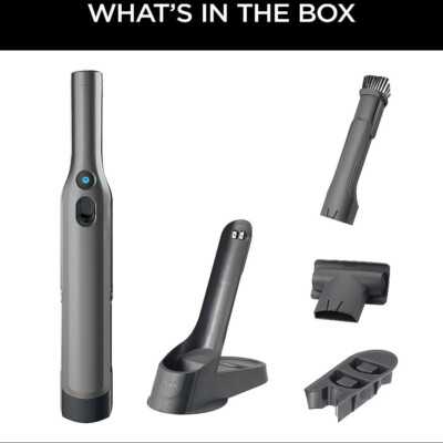 Shark QV201 WANDVAC Handheld Vacuum and Charging Dock, Black