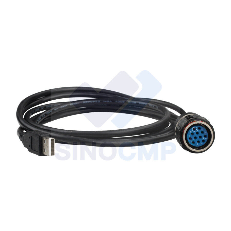 Truck Diagnostic Tool Scanner Cable 9 Pin For VOLVO VOCOM 88890305 Excavator