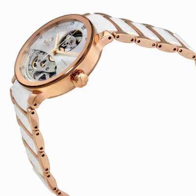 Pre-owned Rado Centrix Open Heart Mop Dial Automatic Ladies Watch R30248902