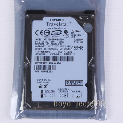 Hitachi hard disk drive dk23ea-30