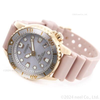 Pre-owned Citizen Promaster Eo2023-00a Women Watch Marine Eco-drive Solar Diver 200ｍ