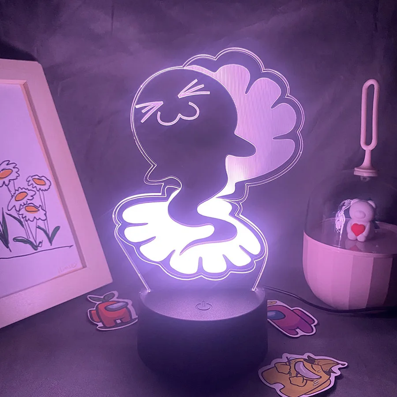 Game Ghost in the Shell Judy'S Avatar 3D LED Neon Night Light Christmas Gift for
