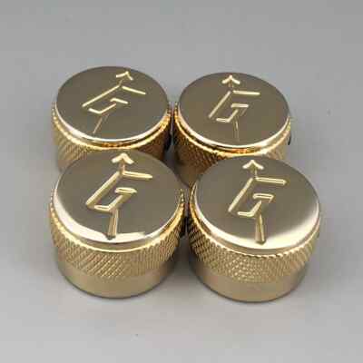 Gretsch Guitar G-Arrow Metal Knobs 4 Pieces Color Option Gold Black Silver