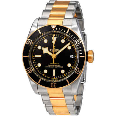 Мужские часы Tudor Heritage с автоматическим черным циферблатом диаметром 41 мм M79733N-0008