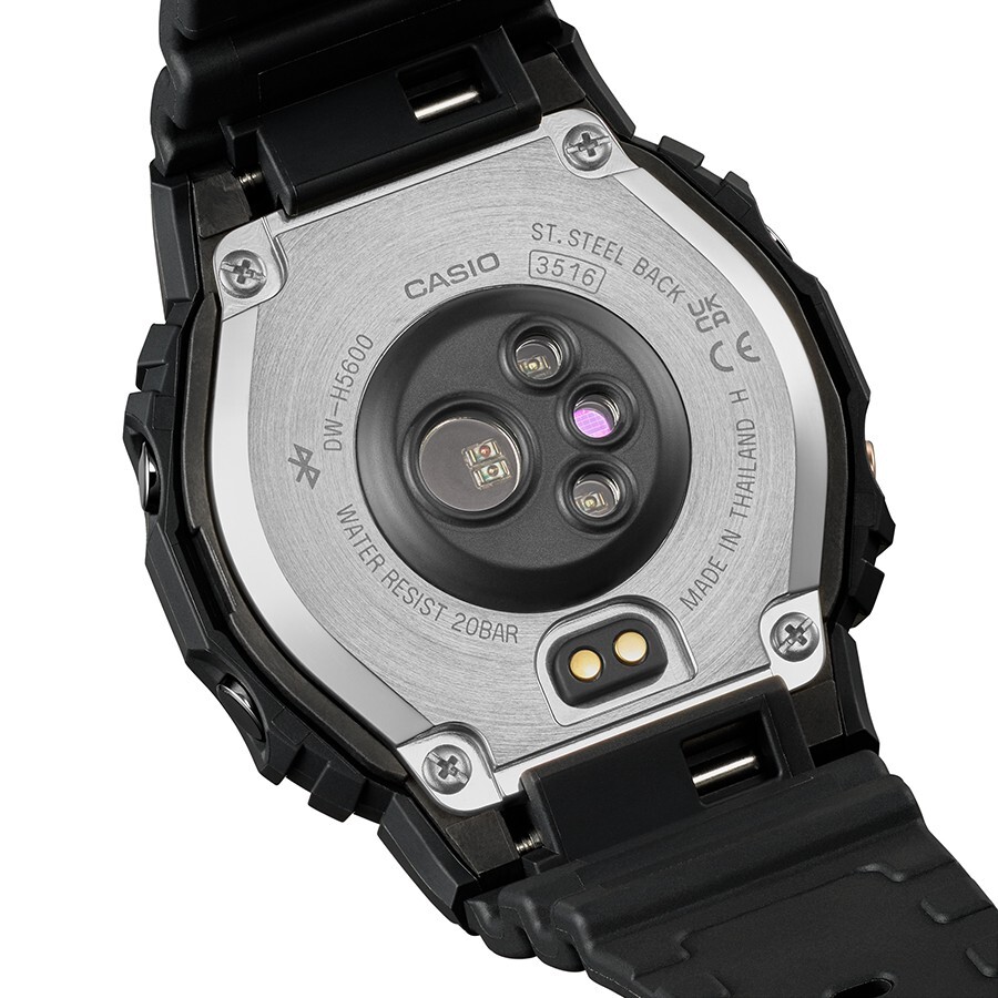 Pre-owned Casio G-shock Dw-h5600-1jr G-squad Sport Bluetooth Digital Smartwatch Men's