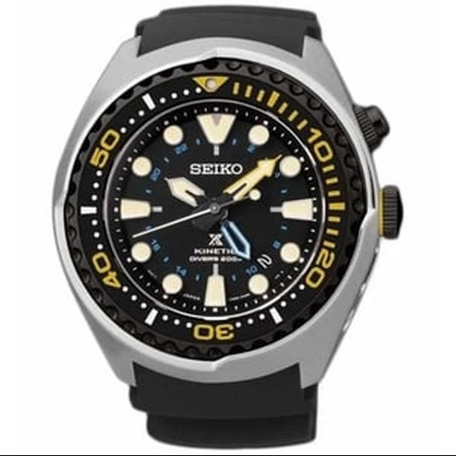 時計 SEIKO KINETIC SCUBA 200m A Seiko Kinetic scuba diver's stainless steel wrist watch