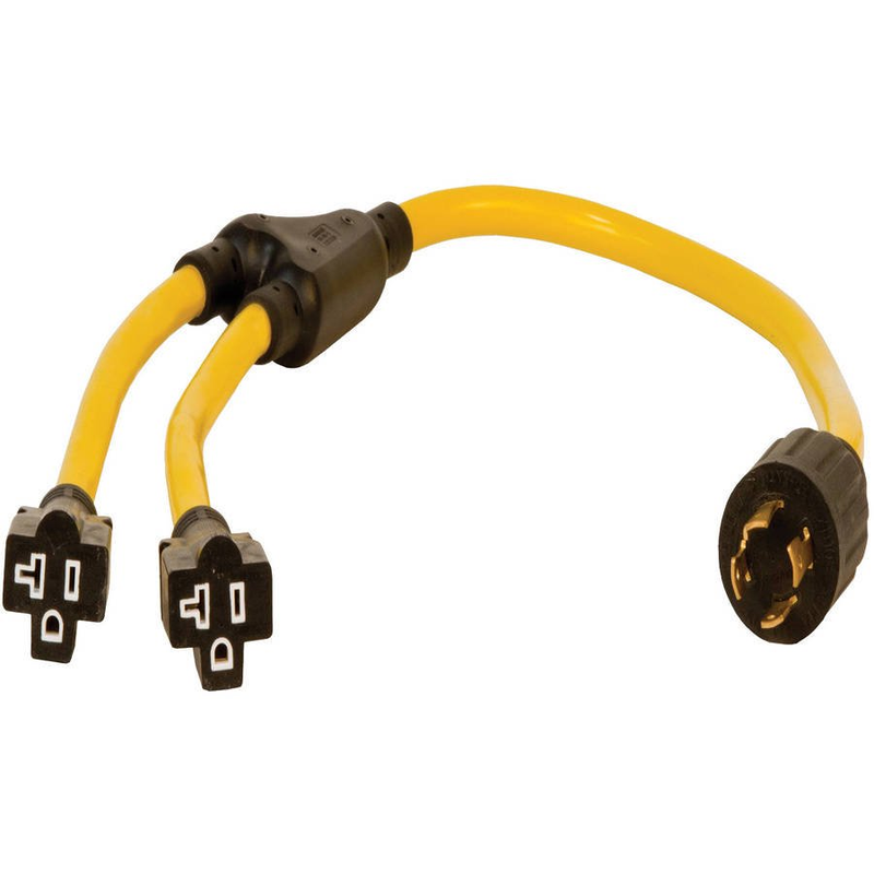 Champion Power Equipment 3-Foot 30-Amp 125/250-Volt Generator Y-Adapter