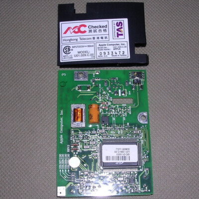Apple 56K Internal Modem Card U01.029.C.00 from an Apple PowerMac G4 M5183 Tower
