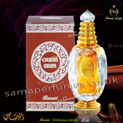 Oudh Suifi Edp Spray 30ml Luxuxry Range RASASI Authorised Distr UK & EU