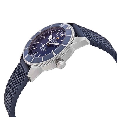 Pre-owned Breitling Superocean Heritage Ii Automatic Chronometer 42 Mm Blue Dial Men's
