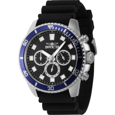 Invicta Pro Diver Chronograph GMT Quartz Black Dial Men's Watch 46118