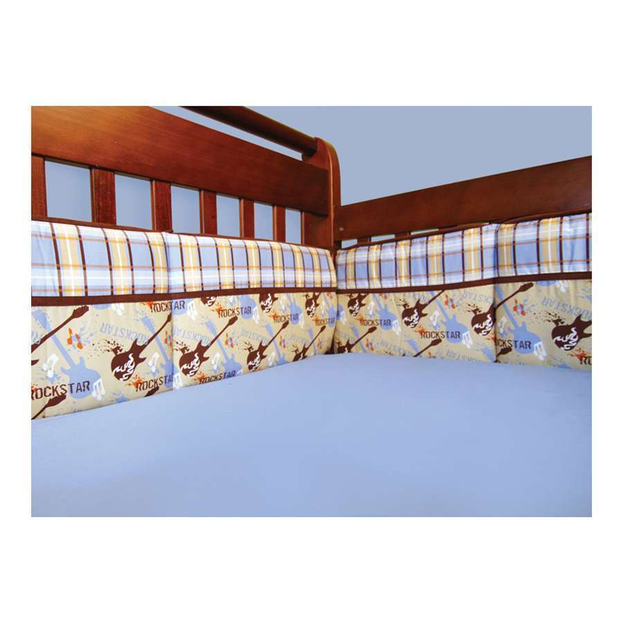 Forros de malla para cuna de TV, películas y música para niños