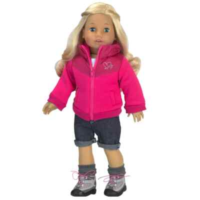 18" Jacket Hot Pink Fleece Sophia's Fits American Girl Dolls