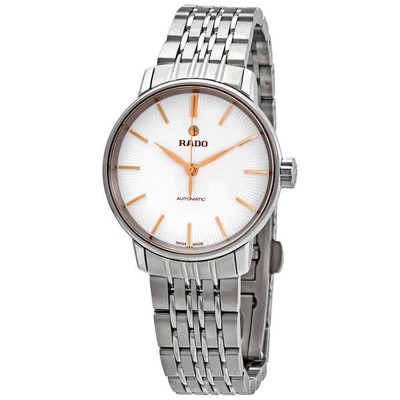 Женские часы Rado Coupole Classic с автоматическим серебряным циферблатом R22862024