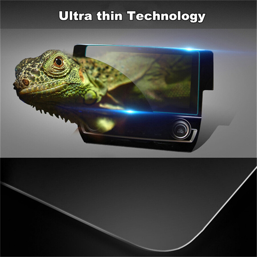 9" Tempered Glass Film Car Radio Stereo GPS Navi Touch Screen Protector Sticker