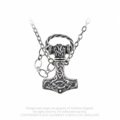 Alchemy Gothic Thor Dagger Unisex Pewter Pendant Necklace   Local Stock   Gothic